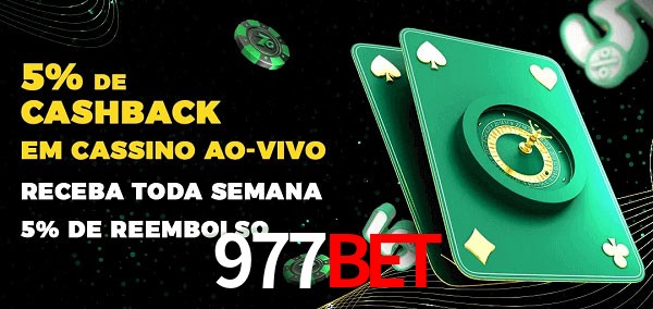 Promoções do cassino ao Vivo 977BET